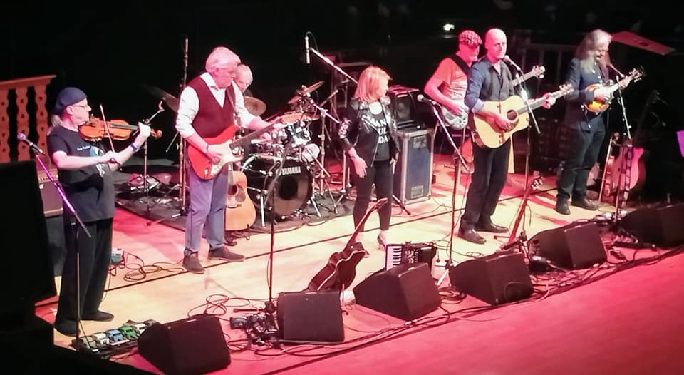 Onstage with Fairport
