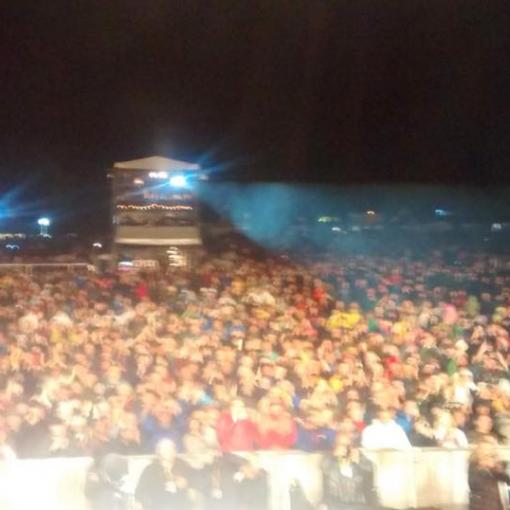 The Cropredy audience from the stage